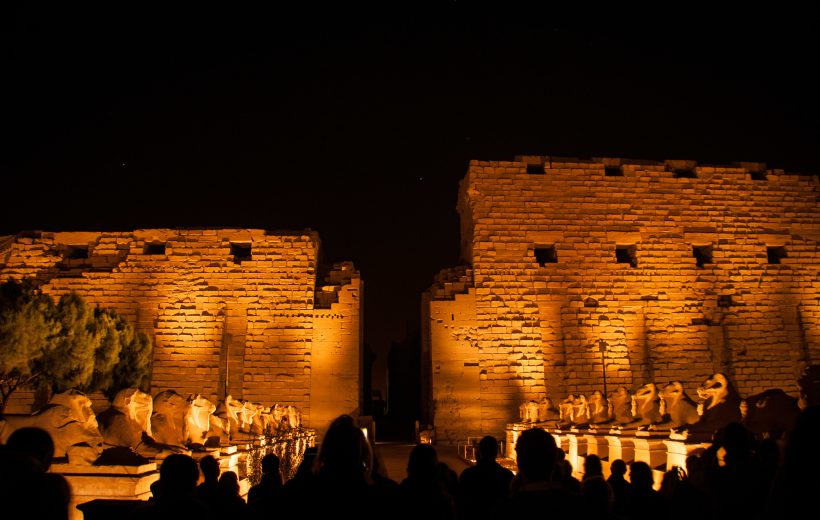 Sound and Light Show at Karnak Temple in Luxor